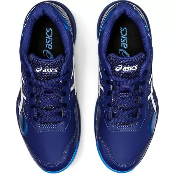 imageASICS Kids GelGame 8 Grade School Tennis ShoesDive BlueWhite