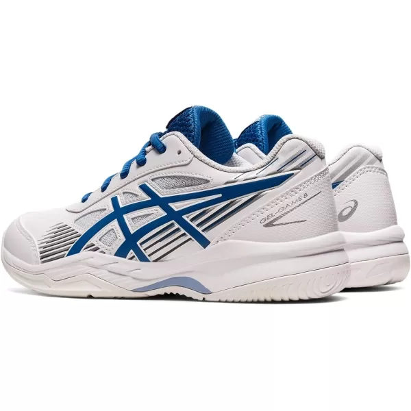 imageASICS Kids GelGame 8 Grade School Tennis ShoesWhiteLake Drive