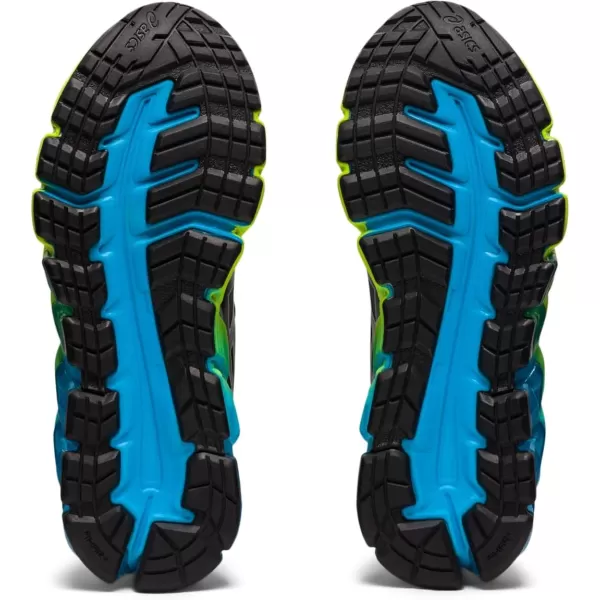 imageASICS Kids GelQuantum 180 6 Grade School Sporstyle ShoeBlackAizuri Blue