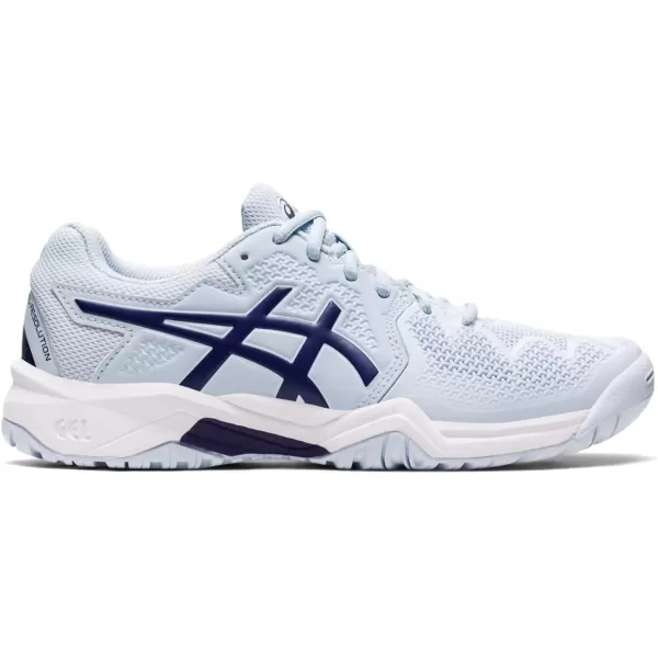 imageASICS Kids GelResolution 8 Grade School Tennis ShoeSoft SkyDive Blue
