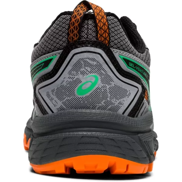 imageASICS Kids GelVenture 7 Grade School Running ShoesCarrier GreyCilantro