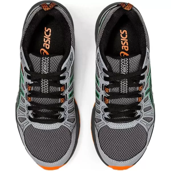 imageASICS Kids GelVenture 7 Grade School Running ShoesCarrier GreyCilantro