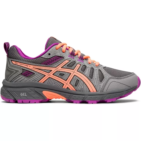 imageASICS Kids GelVenture 7 Grade School Running ShoesMetropolisBlack