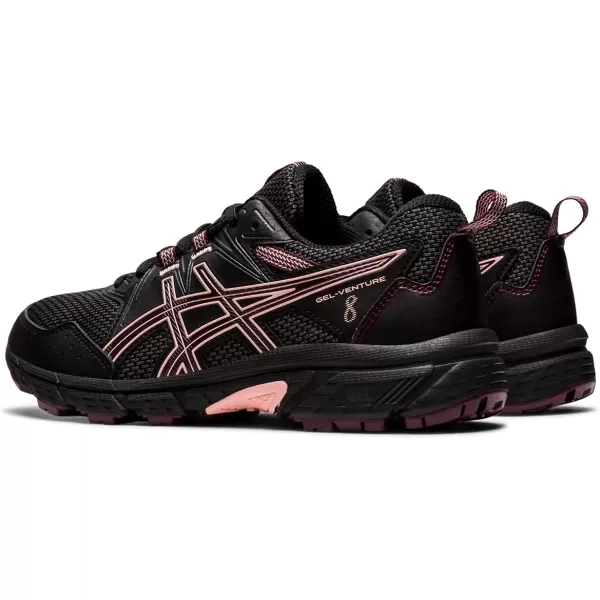 imageASICS Kids GelVenture 8 Grade School Running ShoesBlackDeep Mars