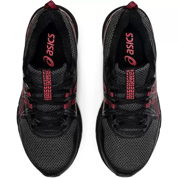 imageASICS Kids GelVenture 8 Grade School Running ShoesBlackElectric Red