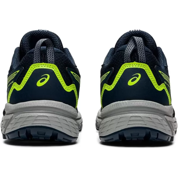 imageASICS Kids GelVenture 8 Grade School Running ShoesFrench BlueHazard Green