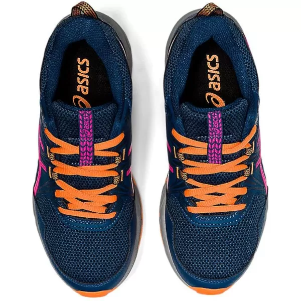 imageASICS Kids GelVenture 8 Grade School Running ShoesMako BluePink Glo