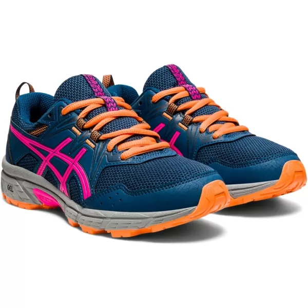 imageASICS Kids GelVenture 8 Grade School Running ShoesMako BluePink Glo
