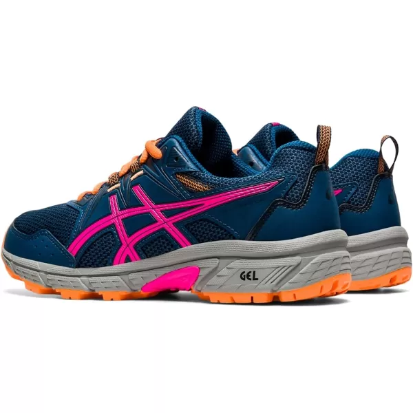 imageASICS Kids GelVenture 8 Grade School Running ShoesMako BluePink Glo
