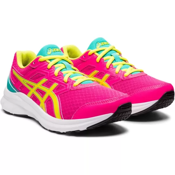 imageASICS Kids JOLT 3 Grade School Running ShoesPink GloSour Yuzu