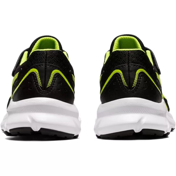 imageASICS Kids JOLT 3 PreSchool Running ShoeBlackHazard Green