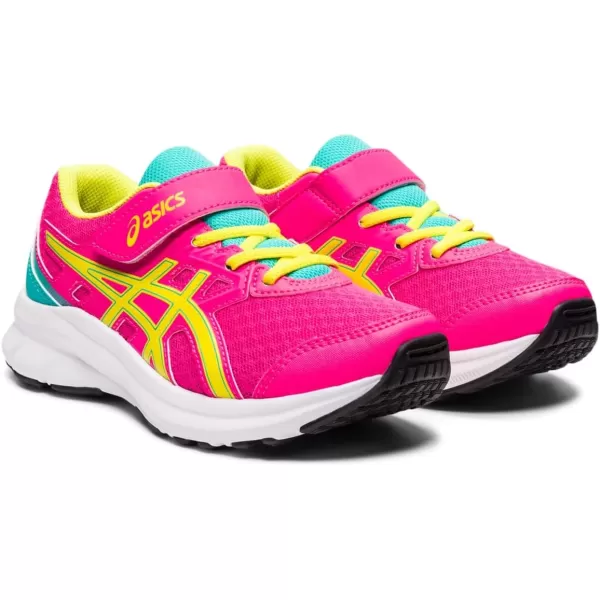 imageASICS Kids JOLT 3 PreSchool Running ShoePink GloSour Yuzu