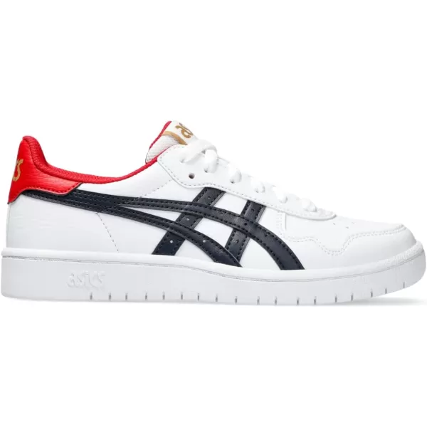 imageASICS Kids Japan S Grade School Sportstyle ShoesWhiteClassic Red