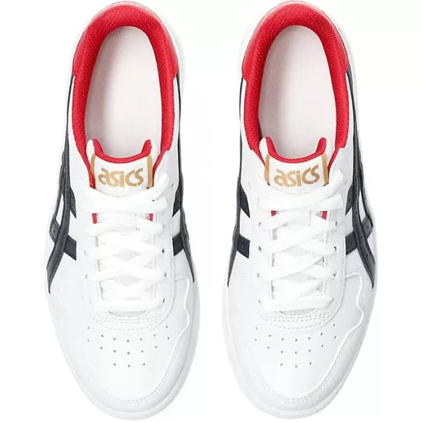 imageASICS Kids Japan S Grade School Sportstyle ShoesWhiteClassic Red