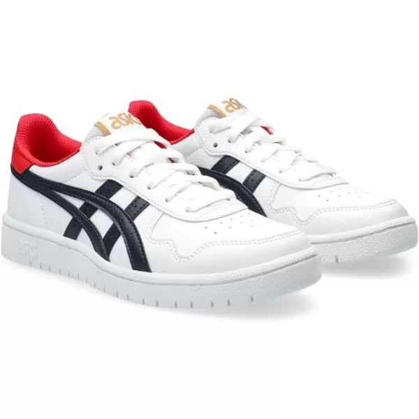 imageASICS Kids Japan S Grade School Sportstyle ShoesWhiteClassic Red