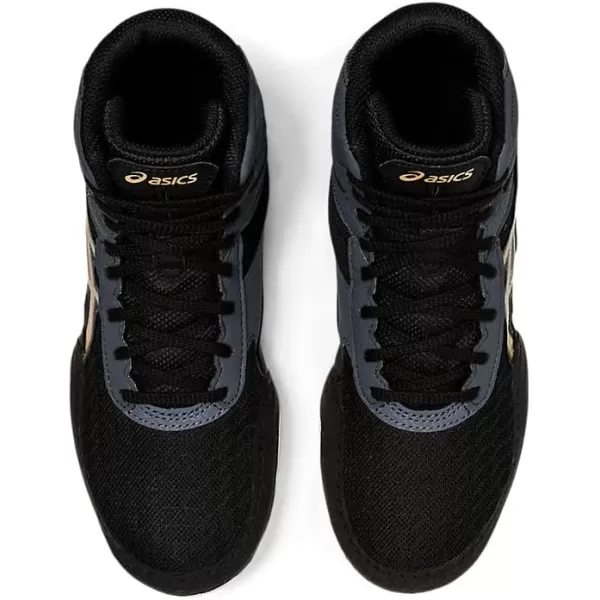 imageASICS Kids Matflex 6 Grade School Wrestling ShoesBlackChampagne