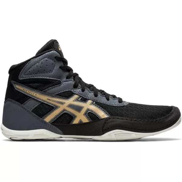 imageASICS Kids Matflex 6 Grade School Wrestling ShoesBlackChampagne