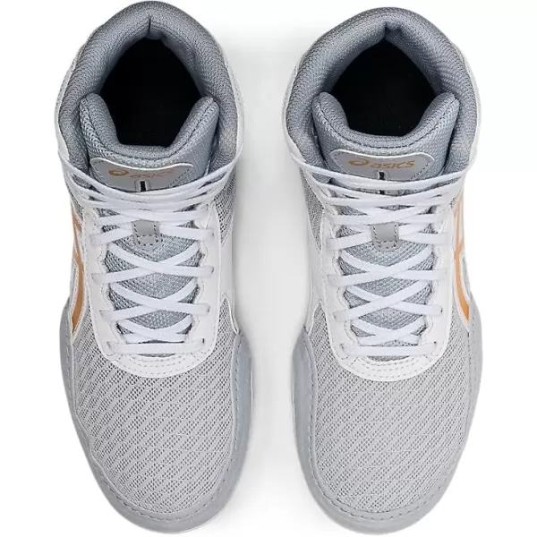 imageASICS Kids Matflex 6 Grade School Wrestling ShoesGlacier GreyPure Gold