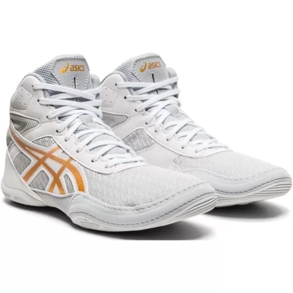 imageASICS Kids Matflex 6 Grade School Wrestling ShoesGlacier GreyPure Gold
