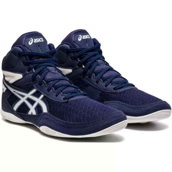 imageASICS Kids Matflex 6 Grade School Wrestling ShoesPeacoatWhite