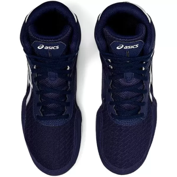 imageASICS Kids Matflex 6 Grade School Wrestling ShoesPeacoatWhite