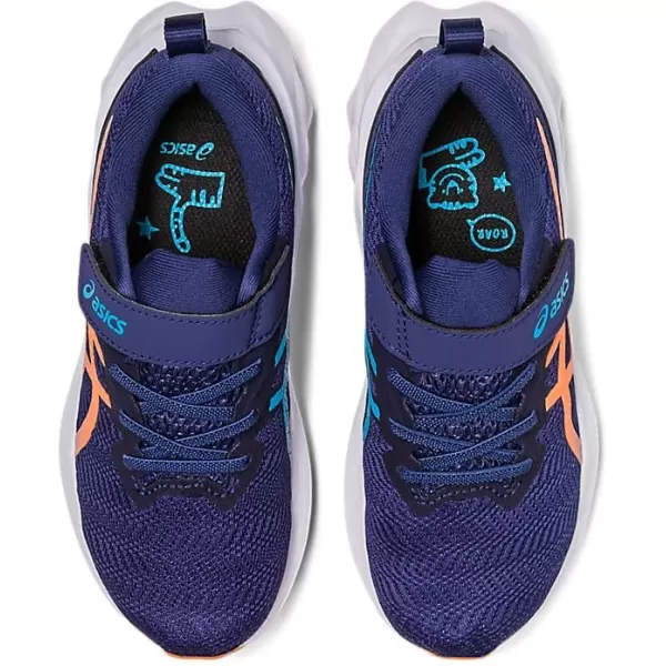imageASICS Kids NOVABLAST 2 PreSchool Running ShoesIndigo BlueSun Peach