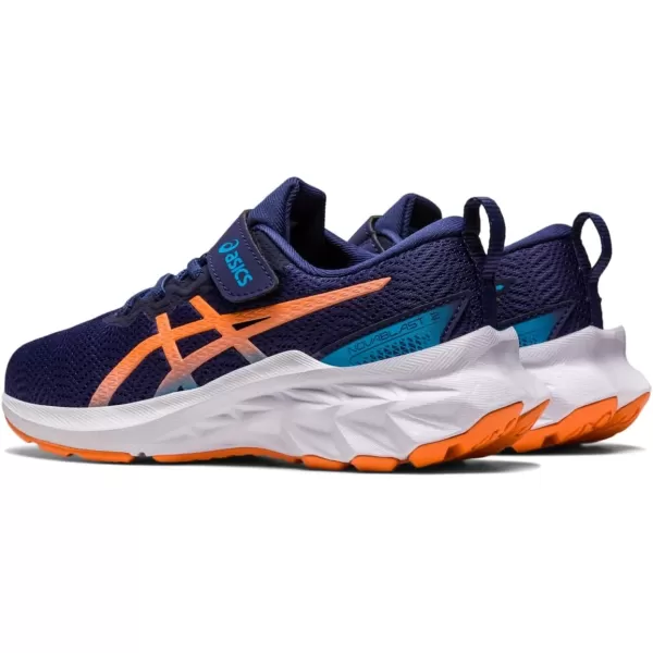 imageASICS Kids NOVABLAST 2 PreSchool Running ShoesIndigo BlueSun Peach