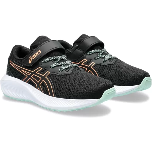 imageASICS Kids PRE Excite 10 PreSchool Running ShoesBlackBright Sunstone