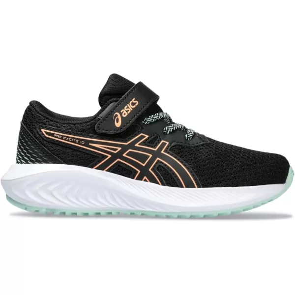 imageASICS Kids PRE Excite 10 PreSchool Running ShoesBlackBright Sunstone