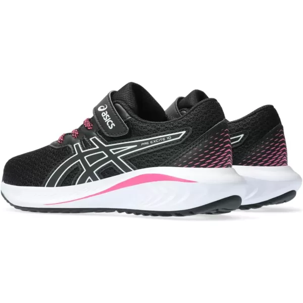 imageASICS Kids PRE Excite 10 PreSchool Running ShoesBlackPure Aqua