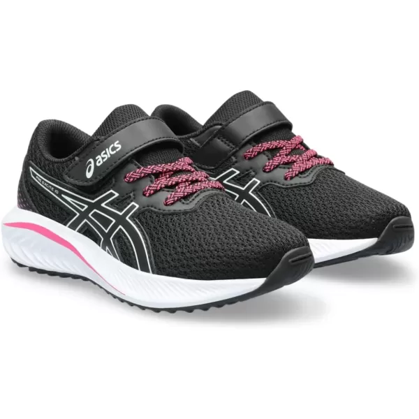imageASICS Kids PRE Excite 10 PreSchool Running ShoesBlackPure Aqua