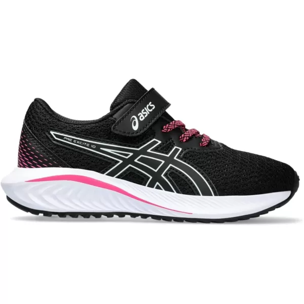 imageASICS Kids PRE Excite 10 PreSchool Running ShoesBlackPure Aqua