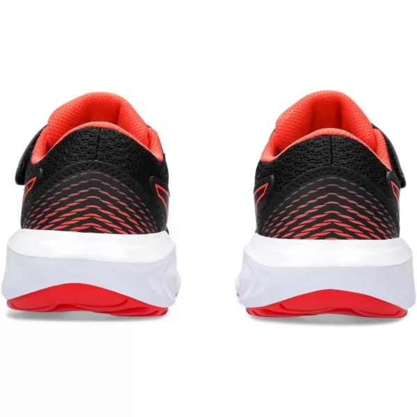 imageASICS Kids PRE Excite 10 PreSchool Running ShoesBlackTrue Red
