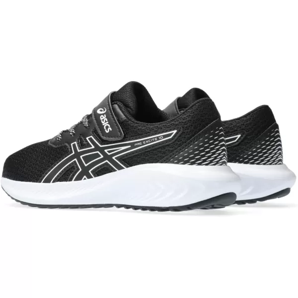 imageASICS Kids PRE Excite 10 PreSchool Running ShoesBlackWhite