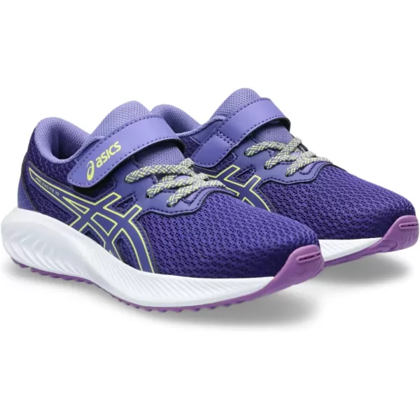 imageASICS Kids PRE Excite 10 PreSchool Running ShoesEggplantGlow Yellow