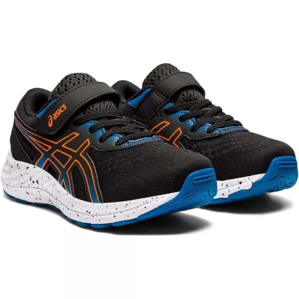 imageASICS Kids PRE Excite 8 PreSchool Running ShoeBlackMarigold Orange