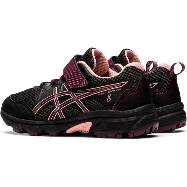 imageASICS Kids PRE Venture 8 PreSchool Running ShoesBlackDeep Mars