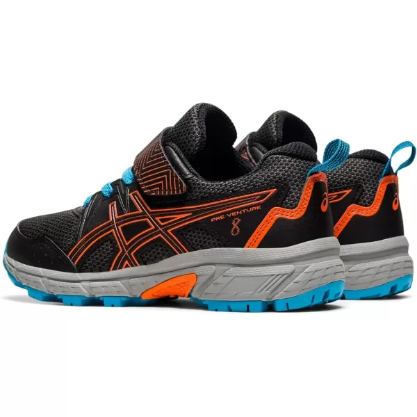 imageASICS Kids PRE Venture 8 PreSchool Running ShoesBlackMarigold Orange