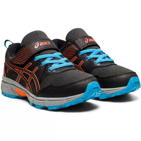 imageASICS Kids PRE Venture 8 PreSchool Running ShoesBlackMarigold Orange