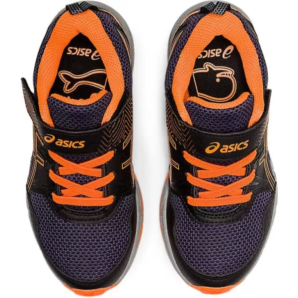 imageASICS Kids PRE Venture 8 PreSchool Running ShoesBlackShocking Orange