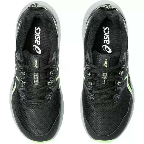 imageASICS Kids PRE Venture 9 Grade School Running ShoesBlackIlluminate Green