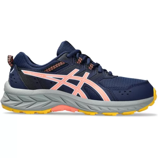 imageASICS Kids PRE Venture 9 Grade School Running ShoesBlue ExpanseSun Coral