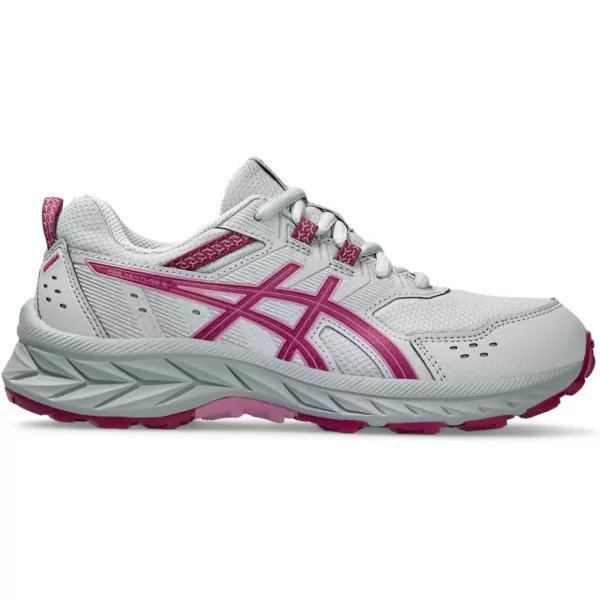 imageASICS Kids PRE Venture 9 Grade School Running ShoesPiedmont GreyBlackberry