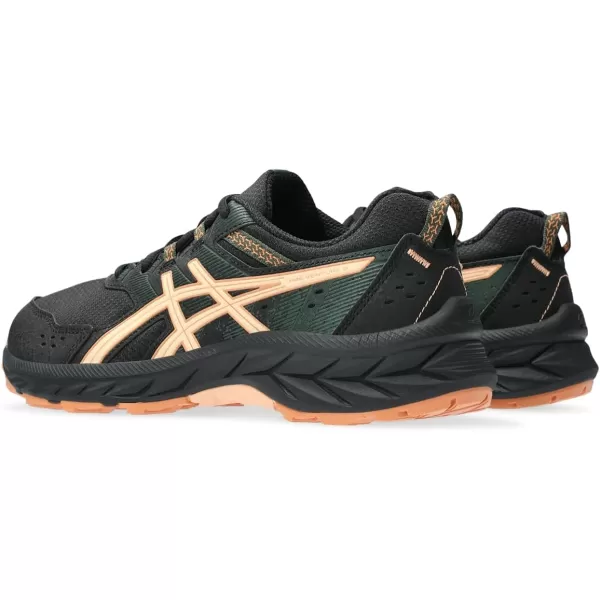 imageASICS Kids PRE Venture 9 Grade School ShoesBlackApricot Crush
