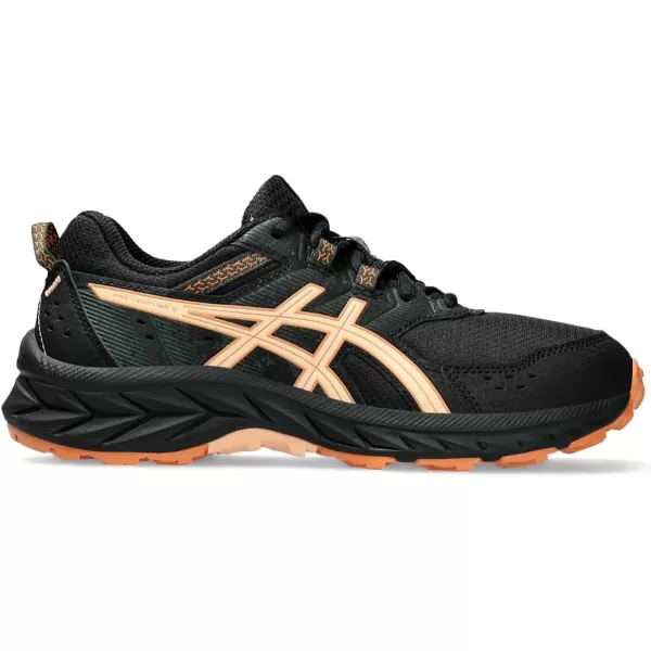 imageASICS Kids PRE Venture 9 Grade School ShoesBlackApricot Crush