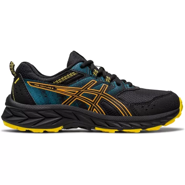 imageASICS Kids PRE Venture 9 Grade School ShoesBlackSandstorm