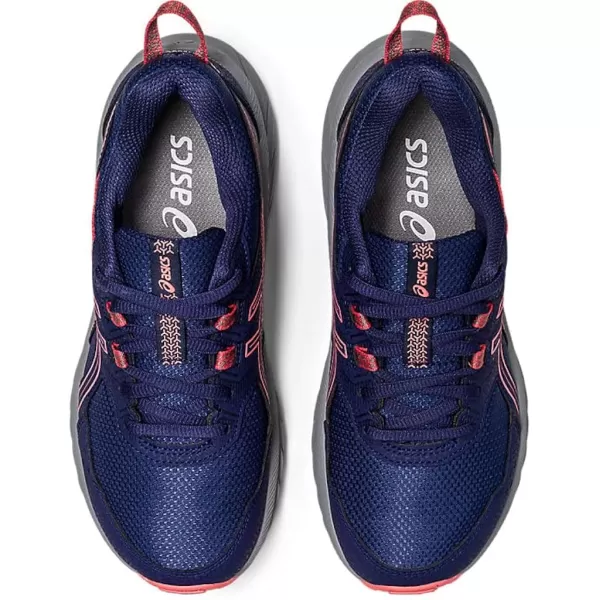 imageASICS Kids PRE Venture 9 Grade School ShoesIndigo BluePapaya