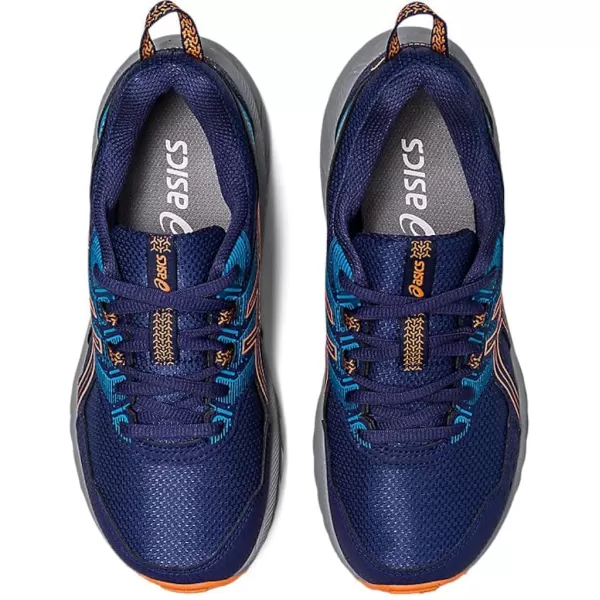 imageASICS Kids PRE Venture 9 Grade School ShoesIndigo BlueSun Peach