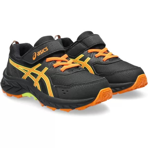imageASICS Kids PRE Venture 9 PreSchool ShoesBlackBright Orange