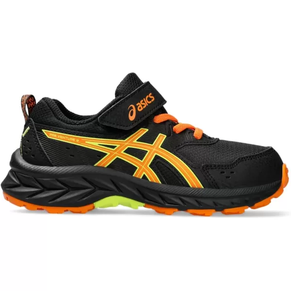 imageASICS Kids PRE Venture 9 PreSchool ShoesBlackBright Orange